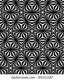 Vector modern seamless sacred geometry pattern trippy, black and white abstract geometric background, pillow print, monochrome retro texture, hipster fashion design
