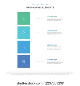 Vector modern shapes options infographic elements for business with icons template design