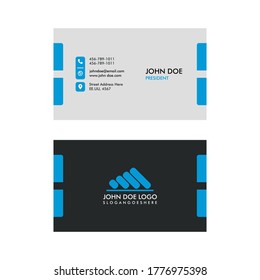 Vector Modern and Simple Business Card Template EPS 10