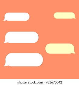 Vector modern sms or message icons.