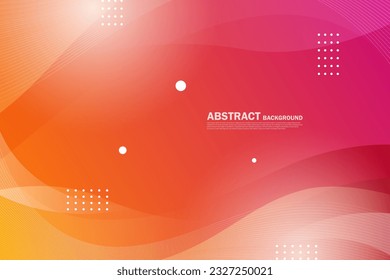 Vector Modern Style Bright Color Background