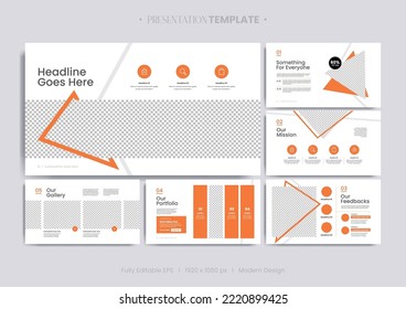 Vector of modern stylized social media post and template