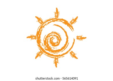 Vector Modern Sun Design