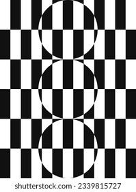 vector modern switching black and white geometric background for brochure banner and publication