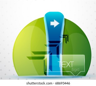 Vector modern techno background