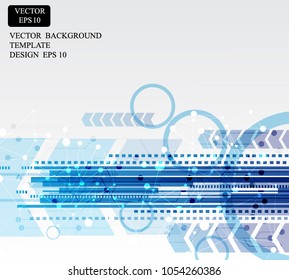 vector modern technology abstract geometric background 
