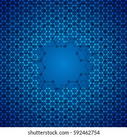 Vector modern techology concept background. Pattern backdrop