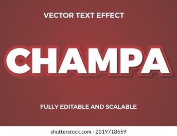 efecto de texto moderno vectorial para la plantilla de tipografía 3d de la cultura moderna