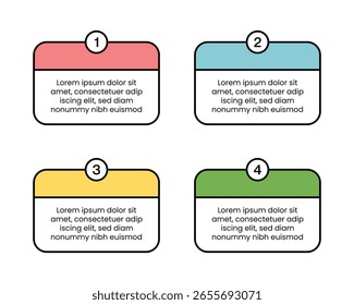 Vector Espacio De Texto Moderno Para Presentación De Negocios