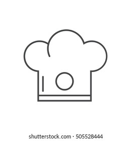 Vector modern thin line icon on white