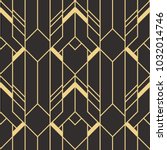 Vector modern tiles pattern. Abstract art deco seamless monochrome background