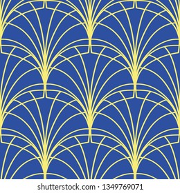 Vector modern tiles pattern. Abstract art deco seamless luxury background