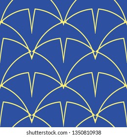 Vector modern tiles pattern. Abstract art deco seamless luxury background