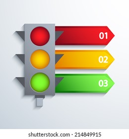 Vector modern traffic infographic background. Eps 10