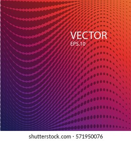 vector- modern, trendy colorful halftone pattern design for brochure or flayer background