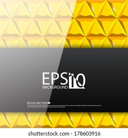 Vector modern triangle background.