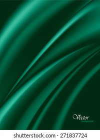 Vector Modern Turquoise Wavy Background.