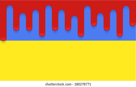 Vector modern ukraine flag background. Eps 10