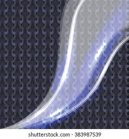 Vector Modern Wavy Background with Sparks. Eps10.