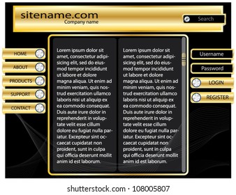 Vector modern Website Template