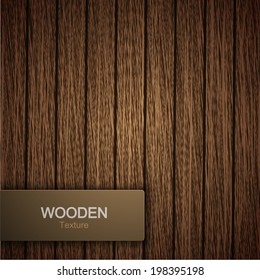 Vector modern wooden background. Eps 10 illustration