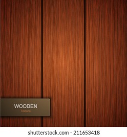 Vector modern wooden background. Eps 10 illustration