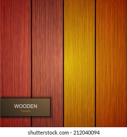 Vector modern wooden background. Eps 10 illustration