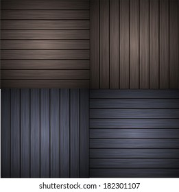 Vector modern wooden backgrounds. Eps 10 illustration