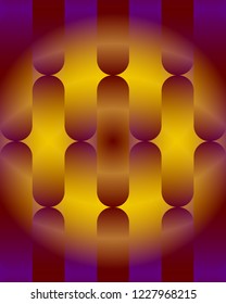 vector modern yellow and violet multi rounded rectangle overlap background for brochure banner and publication