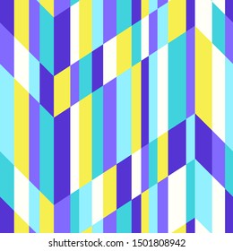 vector modern zigzag geometric seamless pattern