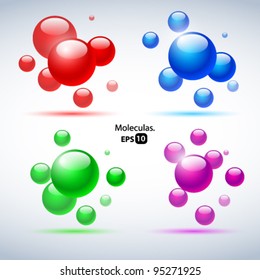 Vector moleculas set