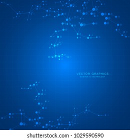 Vector molecule background, genetic and chemical compounds
