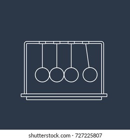 Vector of momentum balls icon