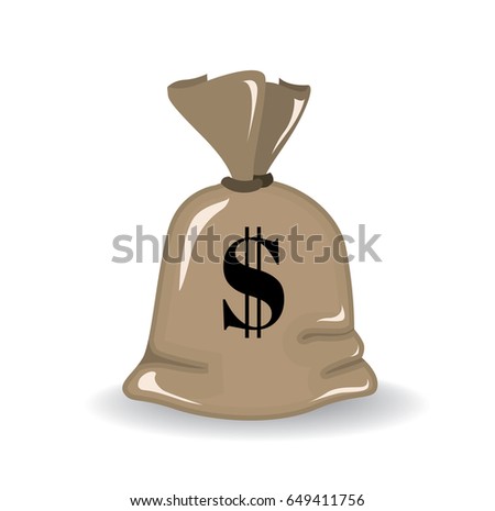 Vector Money Bag Stock Vector Royalty Free 649411756 Shutterstock - vector of money bag