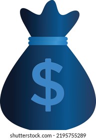 vector money bag with dollar sign complete design illustration
