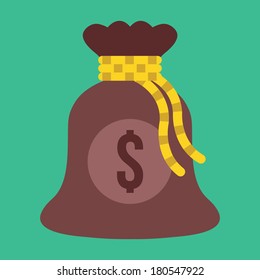 Vector Money Bag Icon