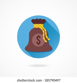 Vector Money Bag Icon