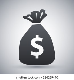 Vector money bag icon