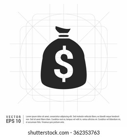 Vector Money Bag icon