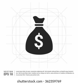 Vector Money Bag icon