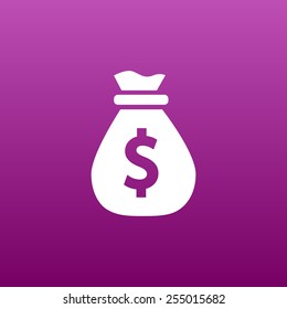 Vector money bags Easy to edit layers icon funds buy