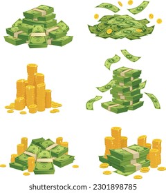 VEctor Money Coin Cartoon Illustration