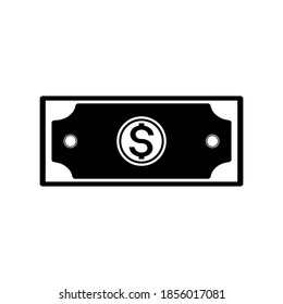 Vector money icon. Dolar icon in flat style. Dolar icon isolated on white background. Business and investment money icon.Vector illustration.