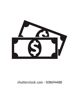 Vector money Icon on the white background