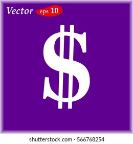Vector money Icon. web design style