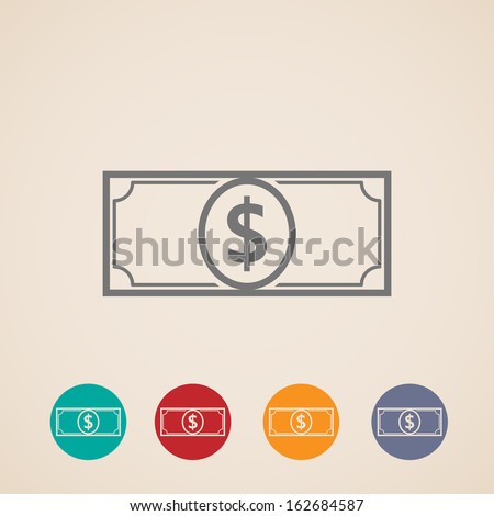 vector money icons