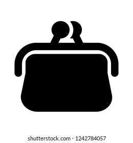 vector money purse icon
