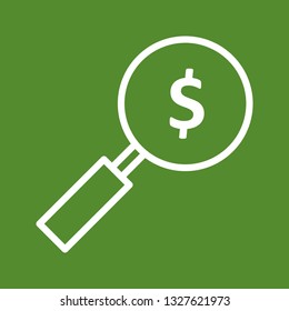  Vector Money Search Icon