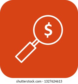  Vector Money Search Icon