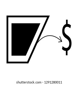 Vector money transfer Icon 